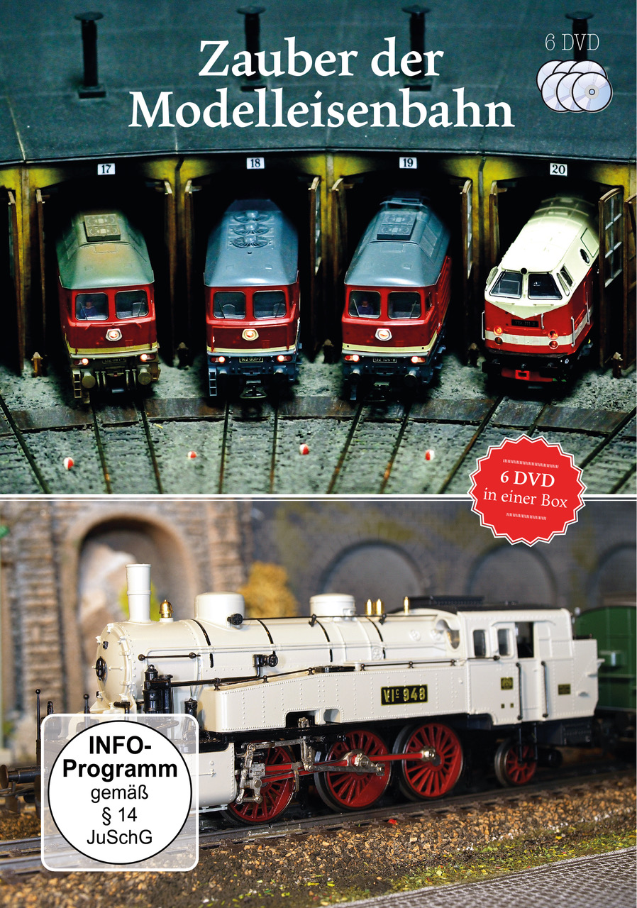 (Bild für) Romantik der Eisenbahn - Zauber der Modelleisenbahn 6 DVD Box